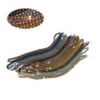 Perles hématites amagnétiques, Hématite, cadre, DIY, plus de couleurs à choisir, 3x2mm, 133PC/brin, Vendu par Environ 38 cm brin