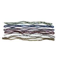 Nicht-magnetische Hämatit Perlen, Dreieck, DIY, keine, 4x3mm, 100PCs/Strang, verkauft per ca. 38 cm Strang