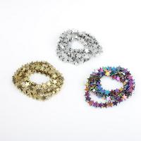 Nicht-magnetische Hämatit Perlen, Stern, DIY, keine, verkauft per ca. 38 cm Strang