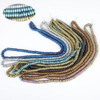 Non Magnetic Hematite Beads, Vacuum Plating, DIY, more colors for choice, 4x2mm, 100PCs/Strand, Sold Per Approx 38 cm Strand