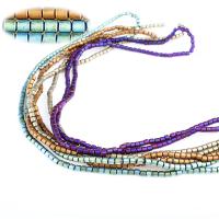 Nicht-magnetische Hämatit Perlen, Zylinder, DIY, keine, verkauft per ca. 38 cm Strang
