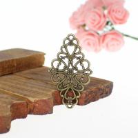Tibetan Style Pendants, plated, antique bronze color, 42x25mm, Sold By PC
