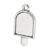 Tibetan Style Pendants, antique silver color plated, Unisex, silver color, nickel, lead & cadmium free, 12x22x2mm, Hole:Approx 2mm, Sold By KG
