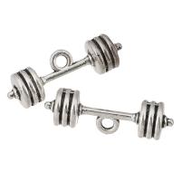 Zinc Alloy Pendants Barbell antique silver color plated Unisex silver color nickel lead & cadmium free Approx 2mm Sold By KG