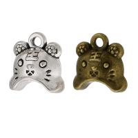 Zinc Alloy Animal Pendants plated Unisex nickel lead & cadmium free Approx 2mm Approx Sold By Bag