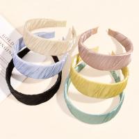 Hair Bands, Polyester, with Plastic, Korean style & for woman, more colors for choice, Sold By PC
