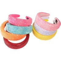 Hair Bands Sponge Korean style & for woman & with rhinestone Sold By PC