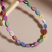 Polimero-Clay-Beads, argilla polimero, DIY, multi-colore, 10x4mm, Venduto per Appross. 15.75 pollice filo