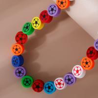 Polymer Ton Perlen , DIY, gemischte Farben, 10x4mm, verkauft per ca. 15.75 ZollInch Strang