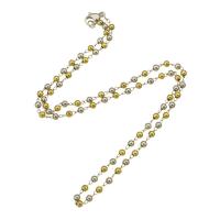 Chaîne collier , Acier inoxydable 304, bijoux de mode & unisexe, 2.50x3mm, Longueur:Environ 18 pouce, Vendu par PC