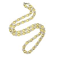 Chaîne collier , Acier inoxydable 304, bijoux de mode & unisexe, 4.50x7mm, Longueur:Environ 23.5 pouce, Vendu par PC