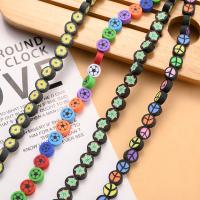 Polymer Ton Perlen , DIY & verschiedene Muster für Wahl, 10x4mm, verkauft per ca. 15.75 ZollInch Strang