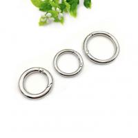 Zinc Alloy Spring Buckle Donut silver color plated DIY silver color Sold By PC