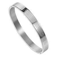 Titanium Steel Bangle, polished, for man, more colors for choice, 64mm, Sold By PC