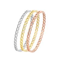 Titanium Steel Bangle, polished, for woman, more colors for choice, 58mm, Sold By PC