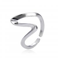 Brass Cuff Finger Ring, plated, Adjustable & Unisex, more colors for choice, 15mm, Sold By PC