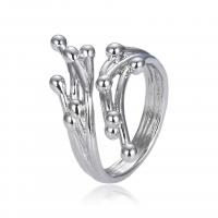Brass Cuff Finger Ring, plated, Adjustable & for woman, more colors for choice, 20mm, Sold By PC