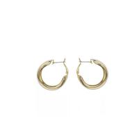 Zinc Alloy Huggie Hoop Earring plated Korean style & for woman 30mm Sold By Pair