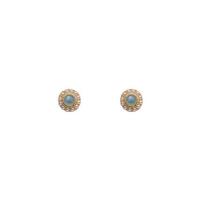 Acrylic Jewelry Earring Zinc Alloy with Plastic Pearl & Acrylic Flower gold color plated Korean style & for woman 12mm Sold By Pair