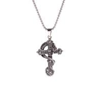 титан Свитер ожерелье, с цинковый сплав под залог, Другое покрытие, разные стили для выбора & Мужский, длина:Приблизительно 27.6 дюймовый, продается PC