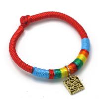 tissu bracelet, avec alliage de zinc, Placage, unisexe & émail, plus de couleurs à choisir, 65mm, Vendu par PC