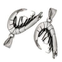 Stainless Steel Pendants 316 Stainless Steel Lobster fashion jewelry & DIY & blacken original color Approx 5mm Sold By PC