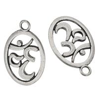 Tibetan Style Message Pendants, antique silver color plated, Unisex & hollow, silver color, nickel, lead & cadmium free, 14x22x1.50mm, Hole:Approx 2mm, Sold By KG