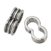 Zinc Alloy Slider Beads antique silver color plated DIY silver color nickel lead & cadmium free Approx 5.5mm Sold By KG
