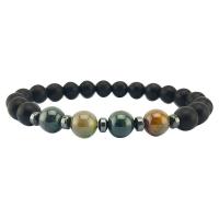 Gemstone Bracelets, fashion jewelry & different styles for choice & for man, more colors for choice, Length:17.5-19 cm, Sold By PC