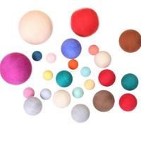 Hair Accessories DIY Findings, Felt, Round, handmade, more colors for choice, 20mm, Sold By PC