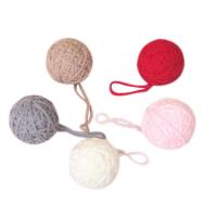 Felt Christmas Tree Decoration, Round, handmade, DIY, more colors for choice, 110x55mm, Sold By PC