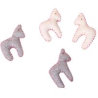 Hair Accessories DIY Findings, Felt, Horse, handmade, more colors for choice, 85mm, Sold By PC