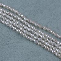 Cultured Rice Freshwater Pearl Beads DIY white 2.5-3mm Sold Per Approx 14-15 Inch Strand