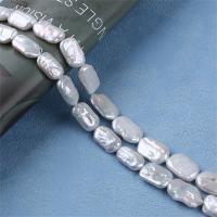 Barok ferskvandskulturperle Beads, Ferskvandsperle, du kan DIY, hvid, 11-15mm, Solgt Per Ca. 14-15 inch Strand