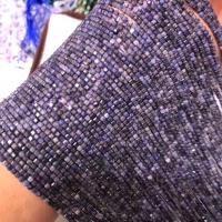 Сапфир Бусины, полированный, поверхность звездообразной резки & DIY, фиолетовый, 2.50mm, Продан через Приблизительно 38 см Strand