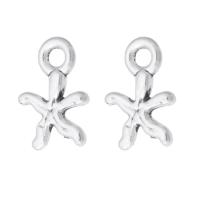 Zinc Alloy Pendants Starfish antique silver color plated Unisex silver color nickel lead & cadmium free Approx 1.5mm Sold By KG