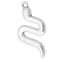 Zinc Alloy Animal Pendants Snake antique silver color plated Unisex silver color nickel lead & cadmium free Approx 1.5mm Sold By KG