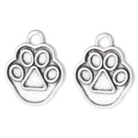 Tibetan Style Pendants, Claw, antique silver color plated, Unisex, silver color, nickel, lead & cadmium free, 15x17x1.50mm, Hole:Approx 2mm, Sold By KG