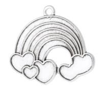 Tibetan Style Pendants, Cloud, antique silver color plated, Unisex, silver color, nickel, lead & cadmium free, 30x25x1.50mm, Hole:Approx 2mm, Sold By KG