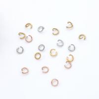 Edelstahl offene Ringe, 304 Edelstahl, Galvanische Beschichtung, DIY & verschiedene Größen vorhanden, keine, 100PCs/Tasche, verkauft von Tasche