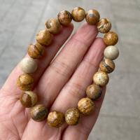 Picture Jasper Bracelet Unisex Length Approx 7.28 Inch Sold By Bag