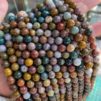 Achat Perlen, Ozean Achat, poliert, verschiedene Größen vorhanden, verkauft per ca. 14.96 ZollInch Strang