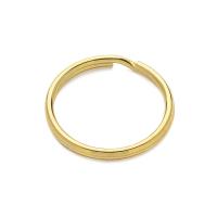 Sárgaréz Osztott Ring, Fánk, arany színű aranyozott, DIY & különböző méretű a választás & különböző stílusokat a választás, aranysárga, nikkel, ólom és kadmium mentes, Által értékesített PC