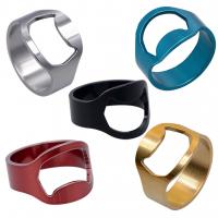 Stainless Steel Finger Ring, 304 Stainless Steel, Round, plated, fashion jewelry & for man & hollow, more colors for choice, 22x8.20x1.50mm, Inner Diameter:Approx 22mm, Sold By PC