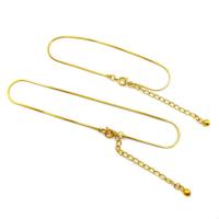 Titanium Steel Bracelet and Anklet gold color plated Adjustable & DIY golden Sold By PC