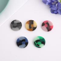 Resin Pendant, Flat Round, DIY & different size for choice, more colors for choice, Sold By PC