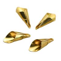 Brass Bead Cap, gold color plated, DIY, golden, nickel, lead & cadmium free, 11.70x28.40mm, Approx 100PCs/Bag, Sold By Bag