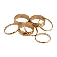 Латунь Ювелирные кольца, Кольцевая форма, плакирован золотом, DIY, Золотой, не содержит никель, свинец, 18x2mm, Приблизительно 100ПК/сумка, продается сумка