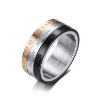 Stainless Steel Finger Ring, 304 Stainless Steel, fashion jewelry & for man, 8mm, Sold By PC
