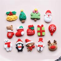 Mobile Phone DIY Decoration, Resin, epoxy gel, Christmas Design & different styles for choice, more colors for choice, 20mm, Sold By PC